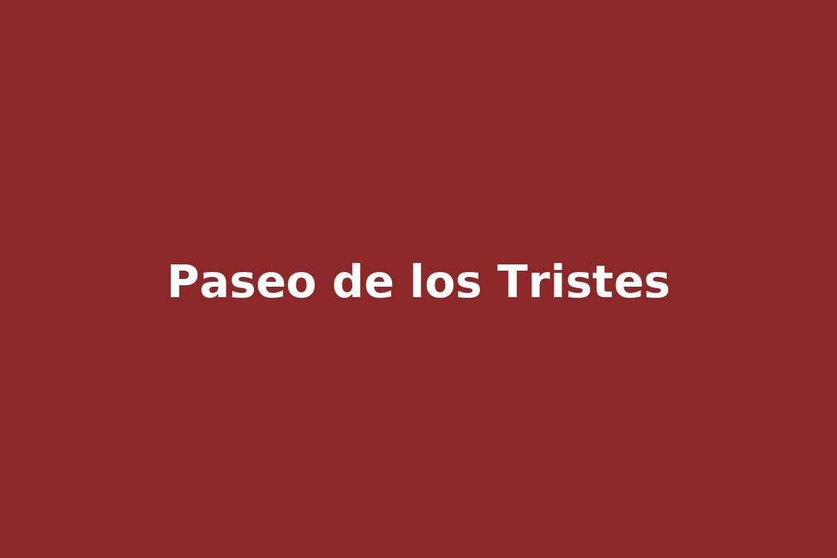 Paseo de los Tristes