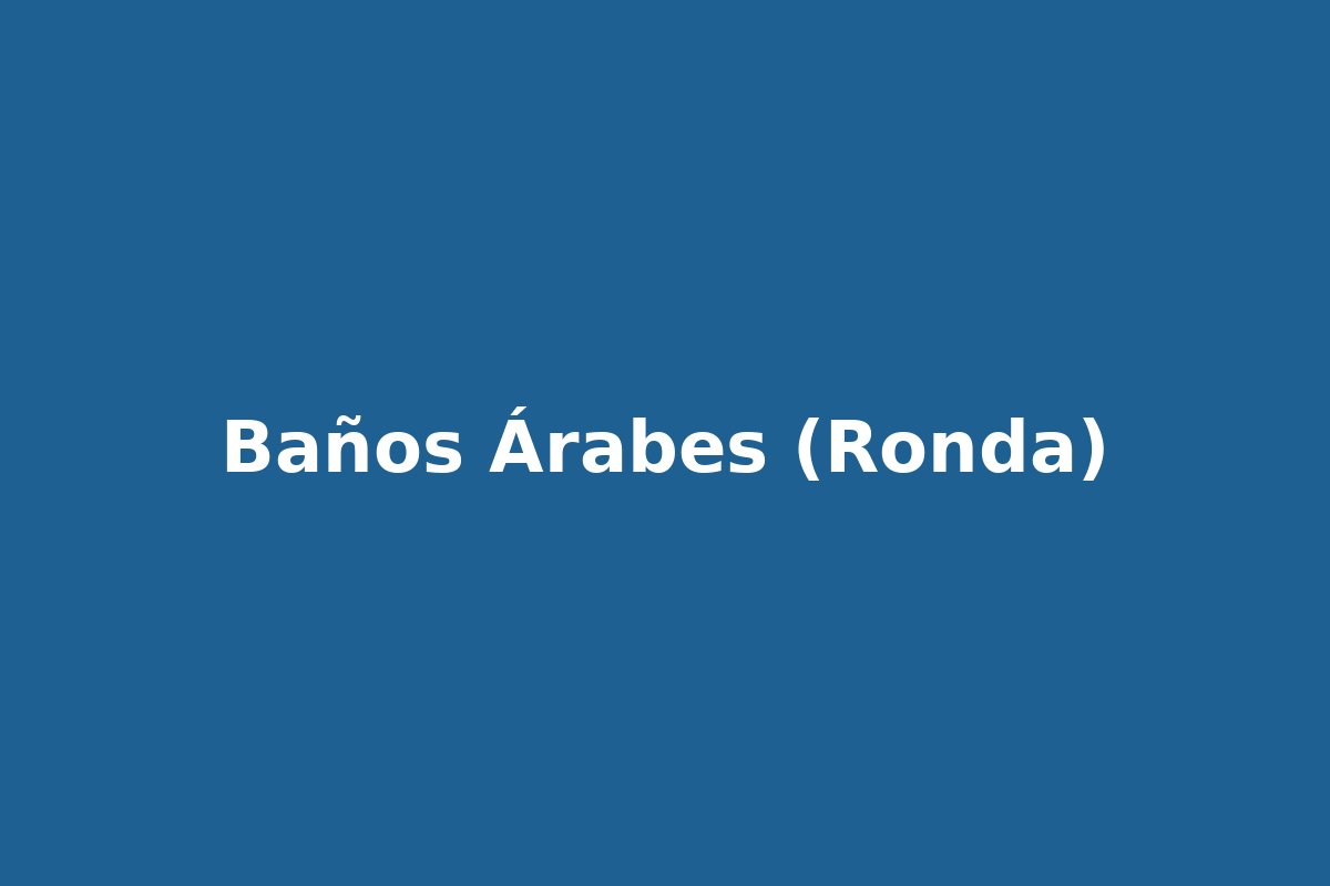 Baños Árabes