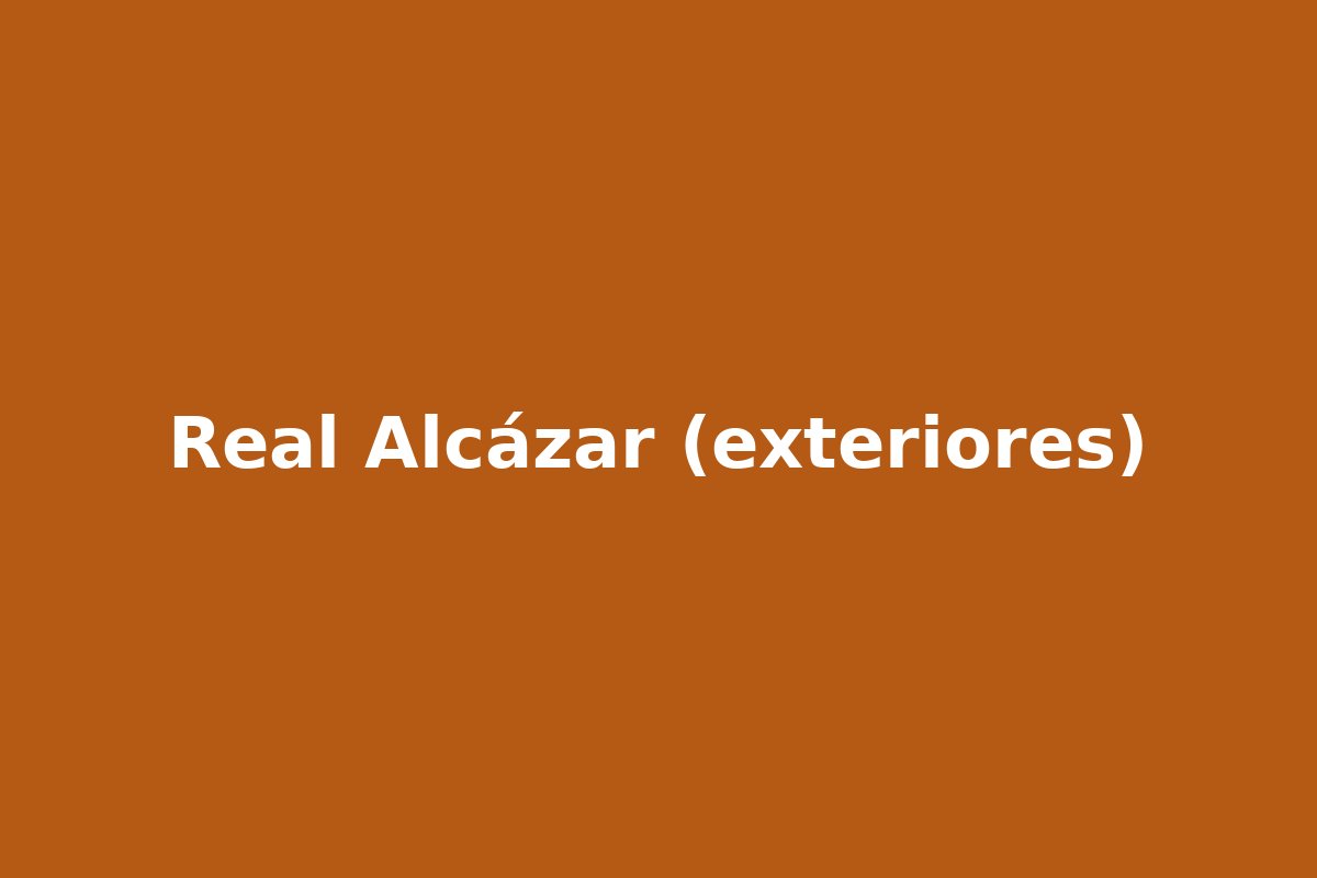 Real Alcázar (exteriores)